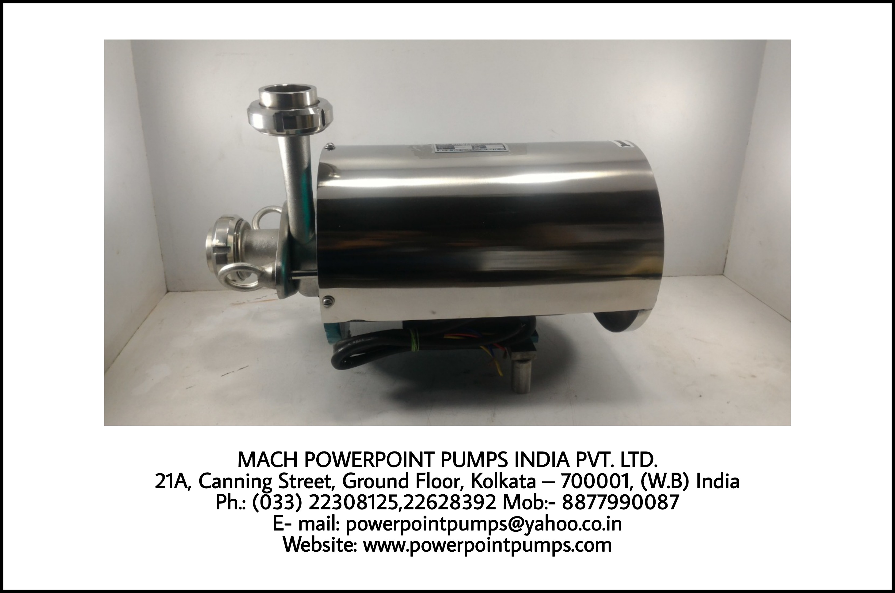 Useful information on SS Dairy Pumps: 